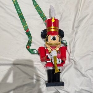 Disney Mickey Mouse Nutcracker in Festive Red and Black water bottle